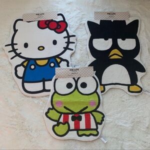 Forever‎ 21 Hello Kitty And Friends Bath Mat Bundle of 3 New With Tags Kawaii